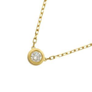 Cartier d Amour Diamond Necklace LM 18K Yellow Gold 750 90288123